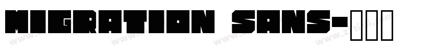 Migration Sans字体转换 Migration Sans字体转换